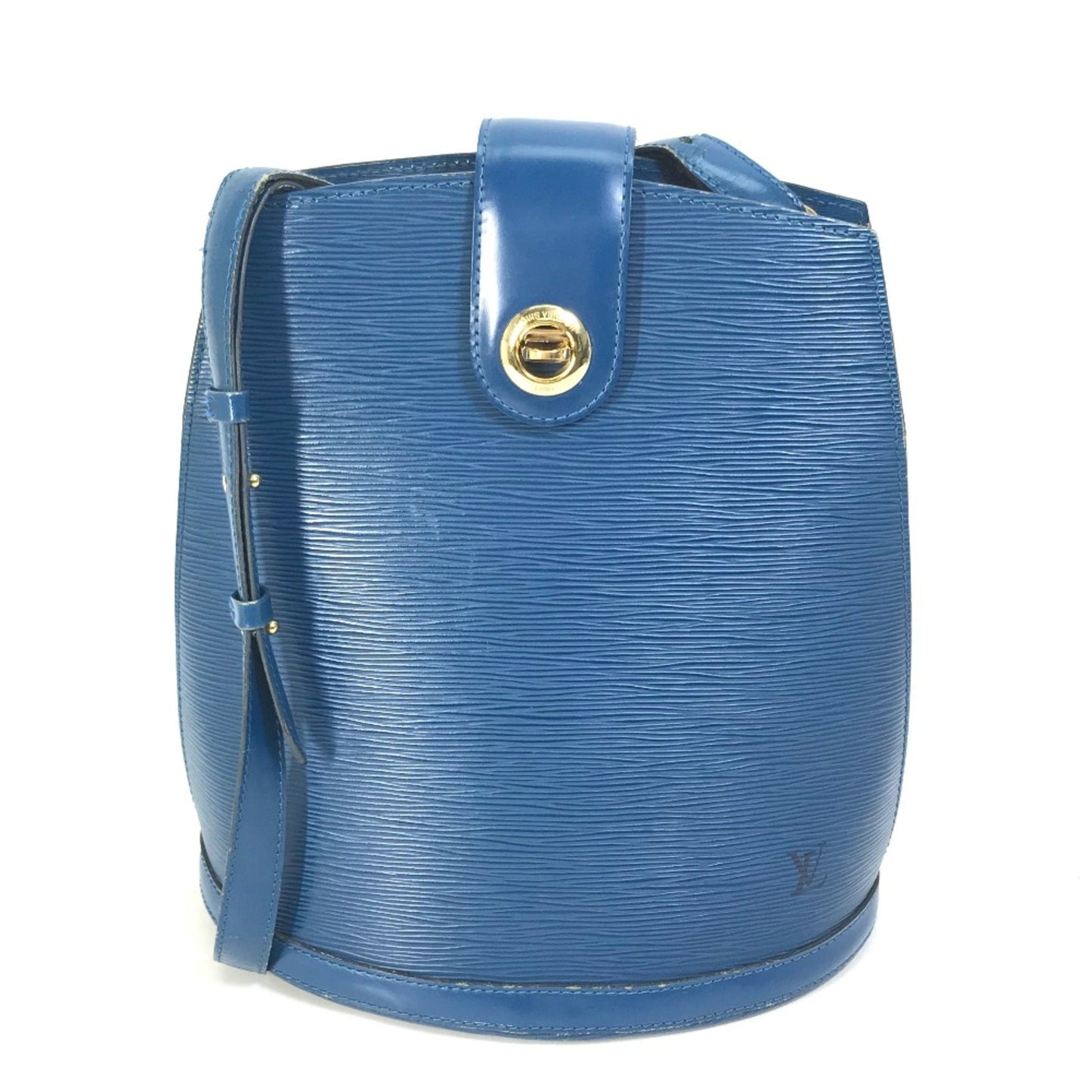 Louis Vuitton Blue Leather Shoulder Bag ()