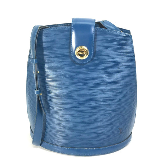 Louis Vuitton Blue Leather Shoulder Bag ()
