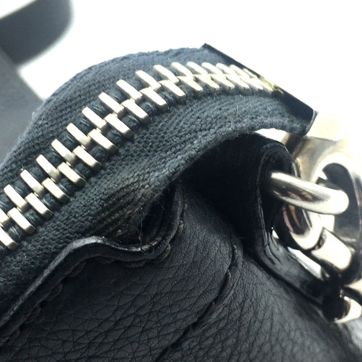 Gucci Gray Leather Shoulder Bag