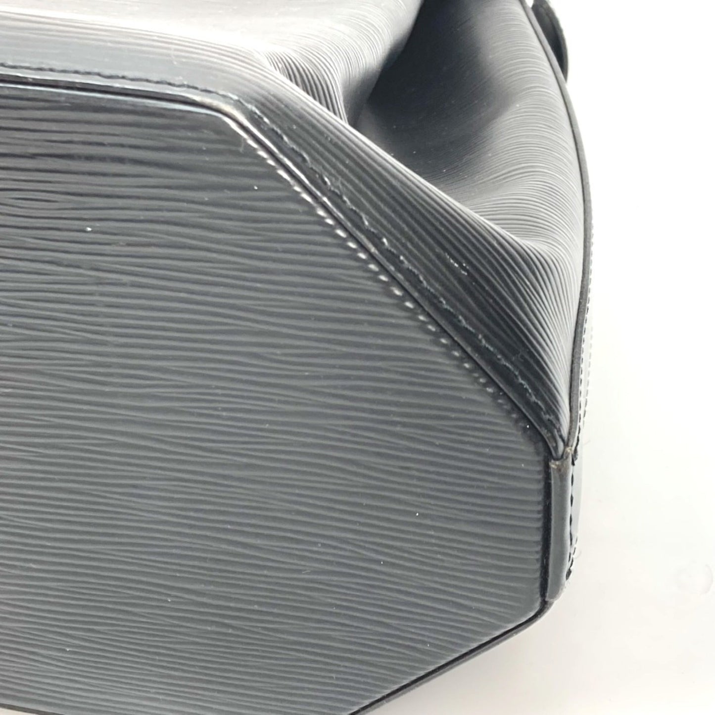 Louis Vuitton Black Leather Shoulder Bag