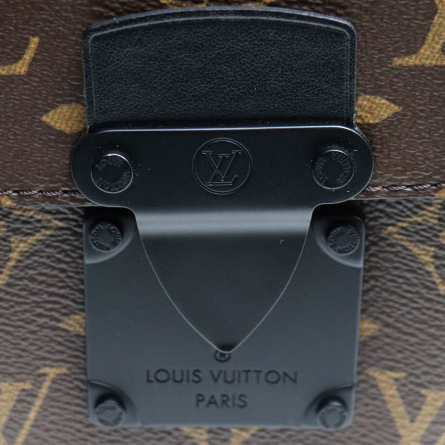 Louis Vuitton Black Brown Monogram Shoulder Bag