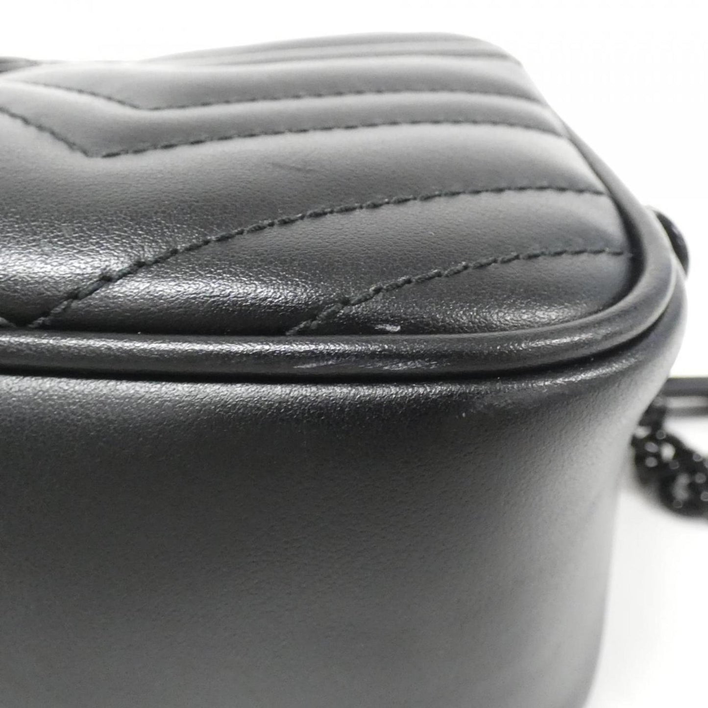 Gucci Black Quilting Leather Shoulder Bag