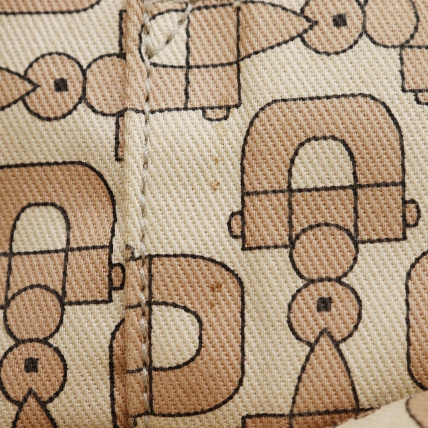 Gucci Brown Gg Canvas Leather Handbag