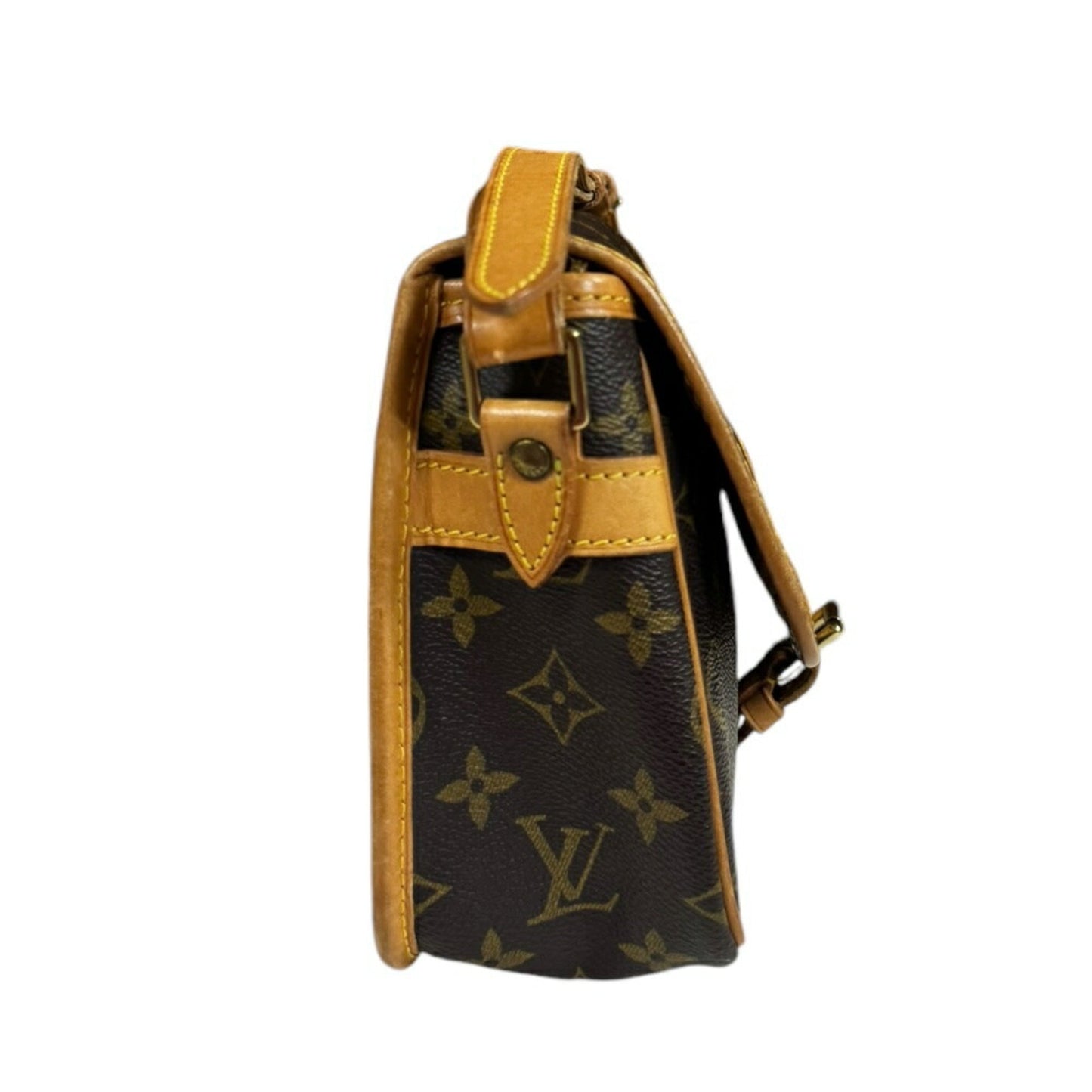 Louis Vuitton Brown Monogram Canvas Shoulder Bag