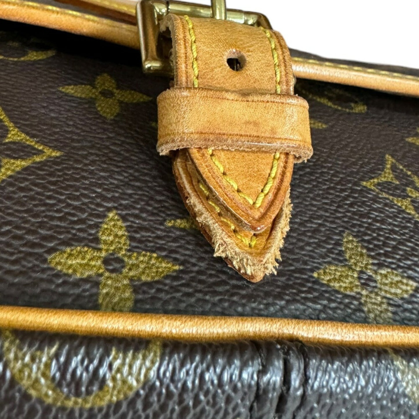 Louis Vuitton Brown Monogram Canvas Shoulder Bag