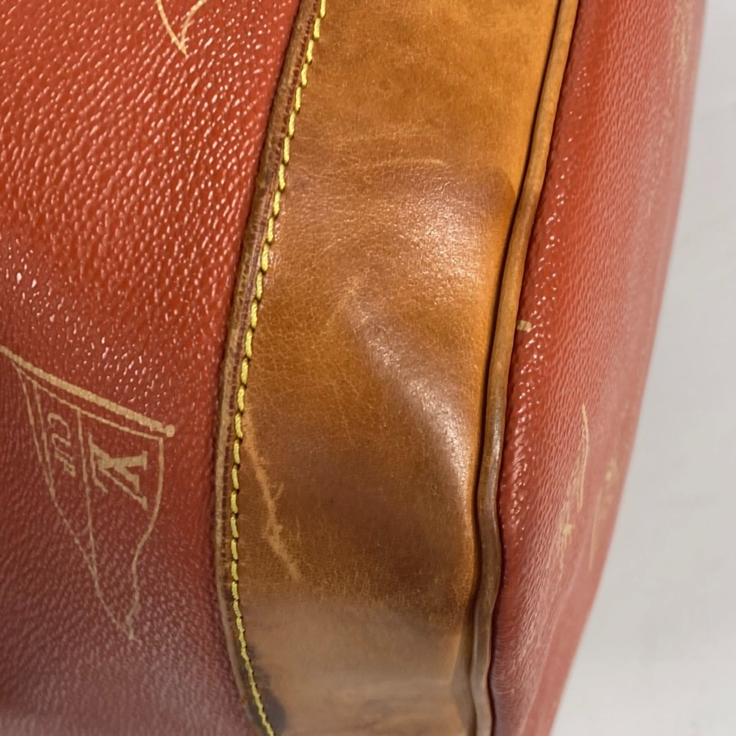 Louis Vuitton Brown Pvc Leather Shoulder Bag