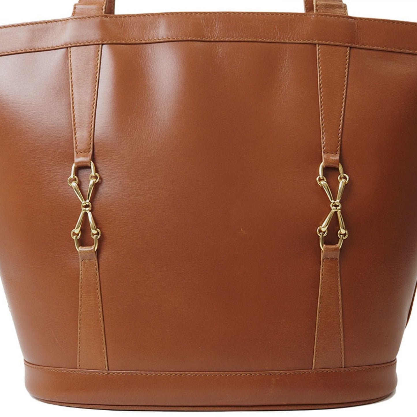 Gucci Brown Leather Tote Bag