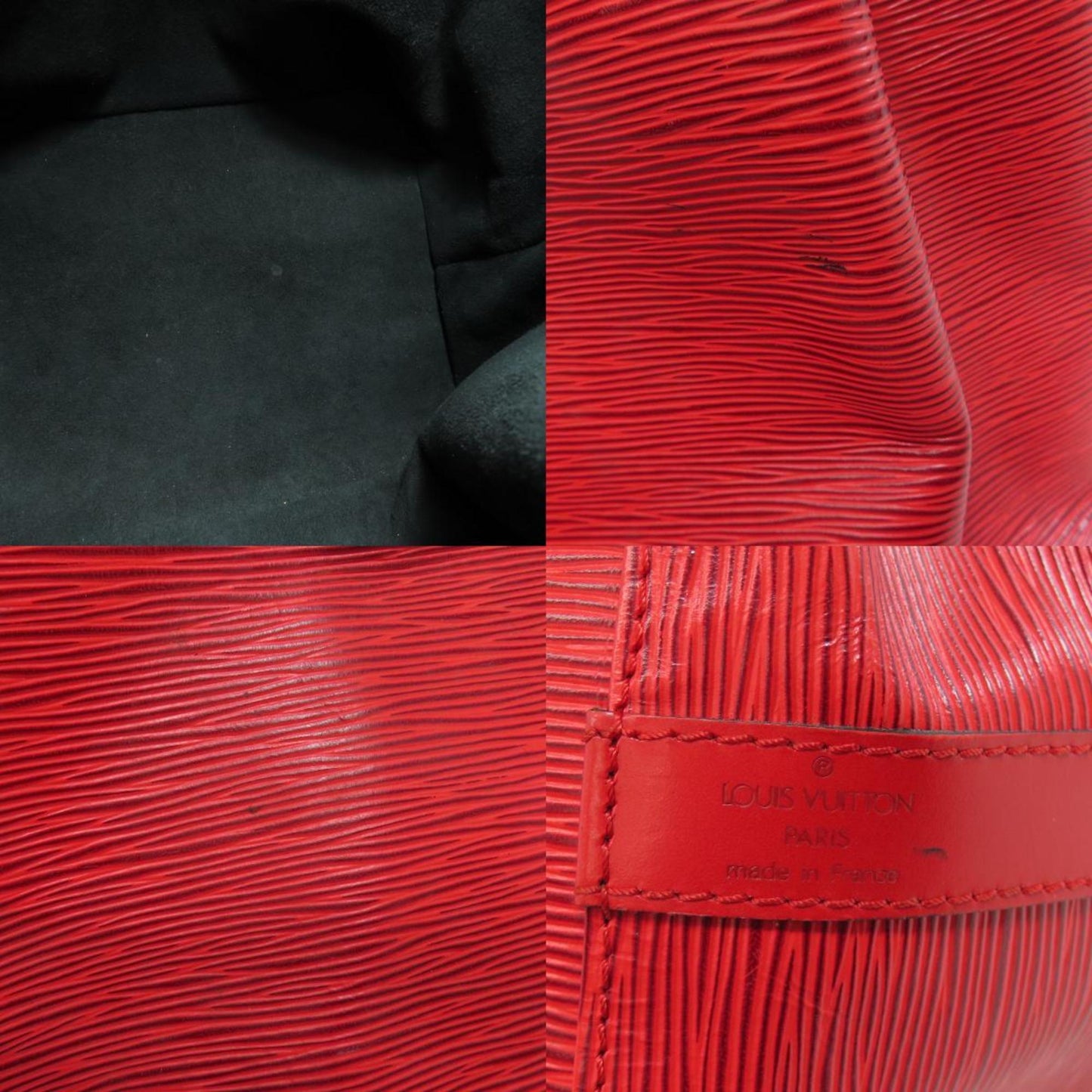 Louis Vuitton Castilian Red Epi Leather Shoulder Bag