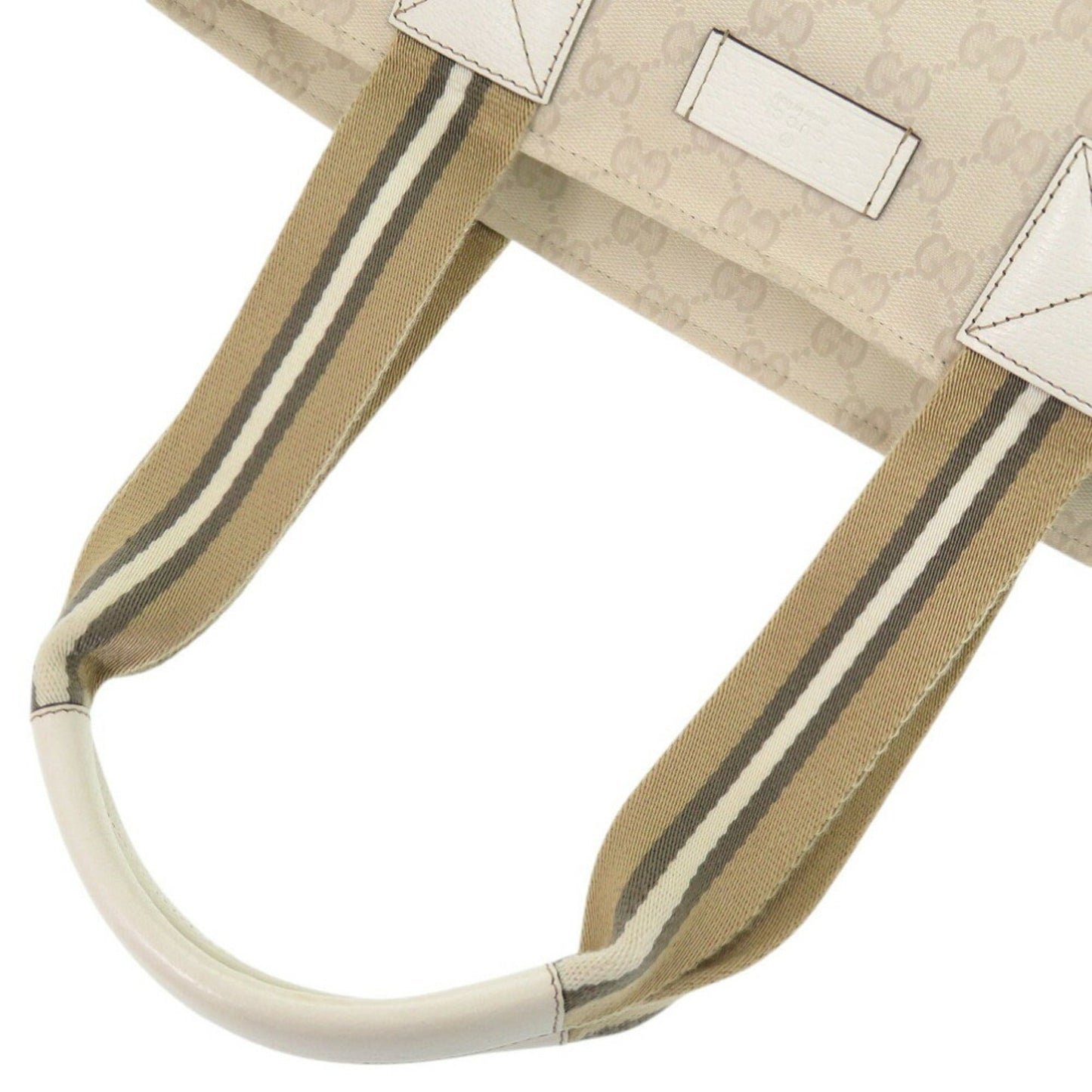 Gucci Ivory Gg Canvas Tote Bag