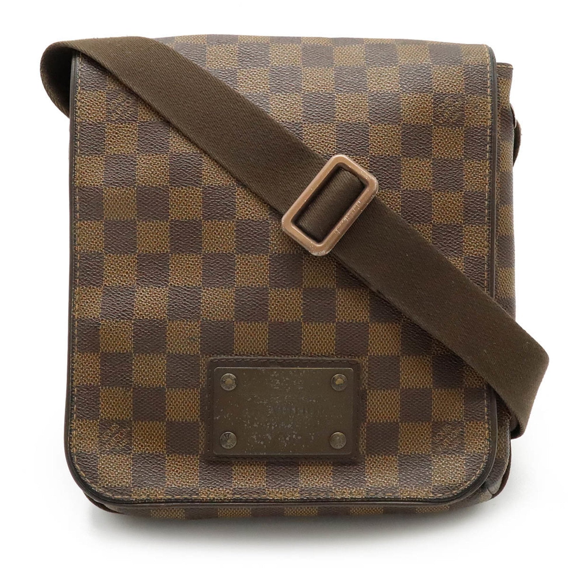 Louis Vuitton Brown Pvc Shoulder Bag ()