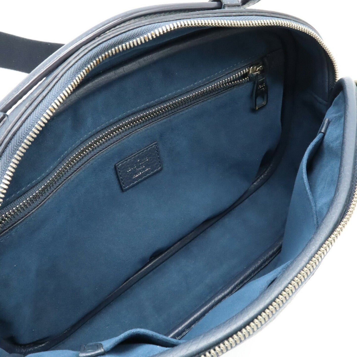 Louis Vuitton Navy Leather Shoulder Bag Sling Bag