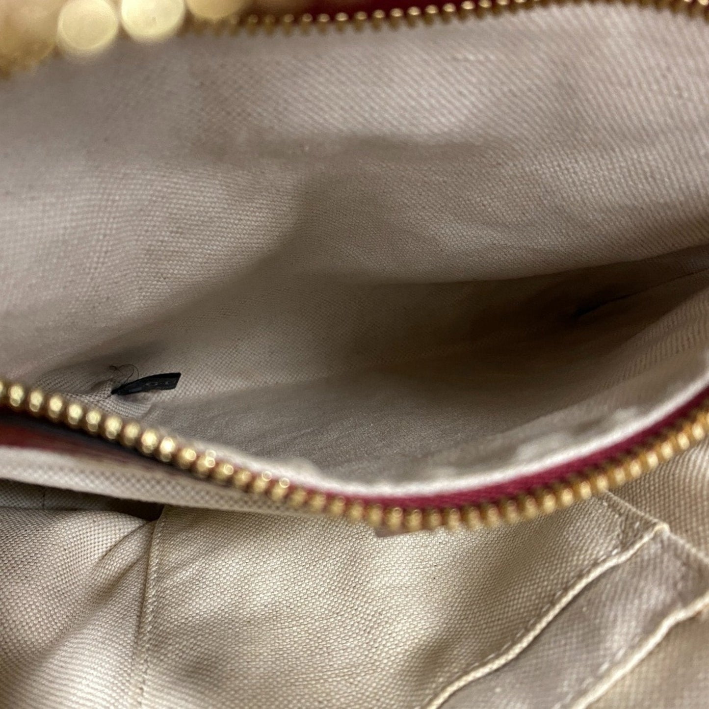Gucci Beige Red Color Gg Supreme Backpack