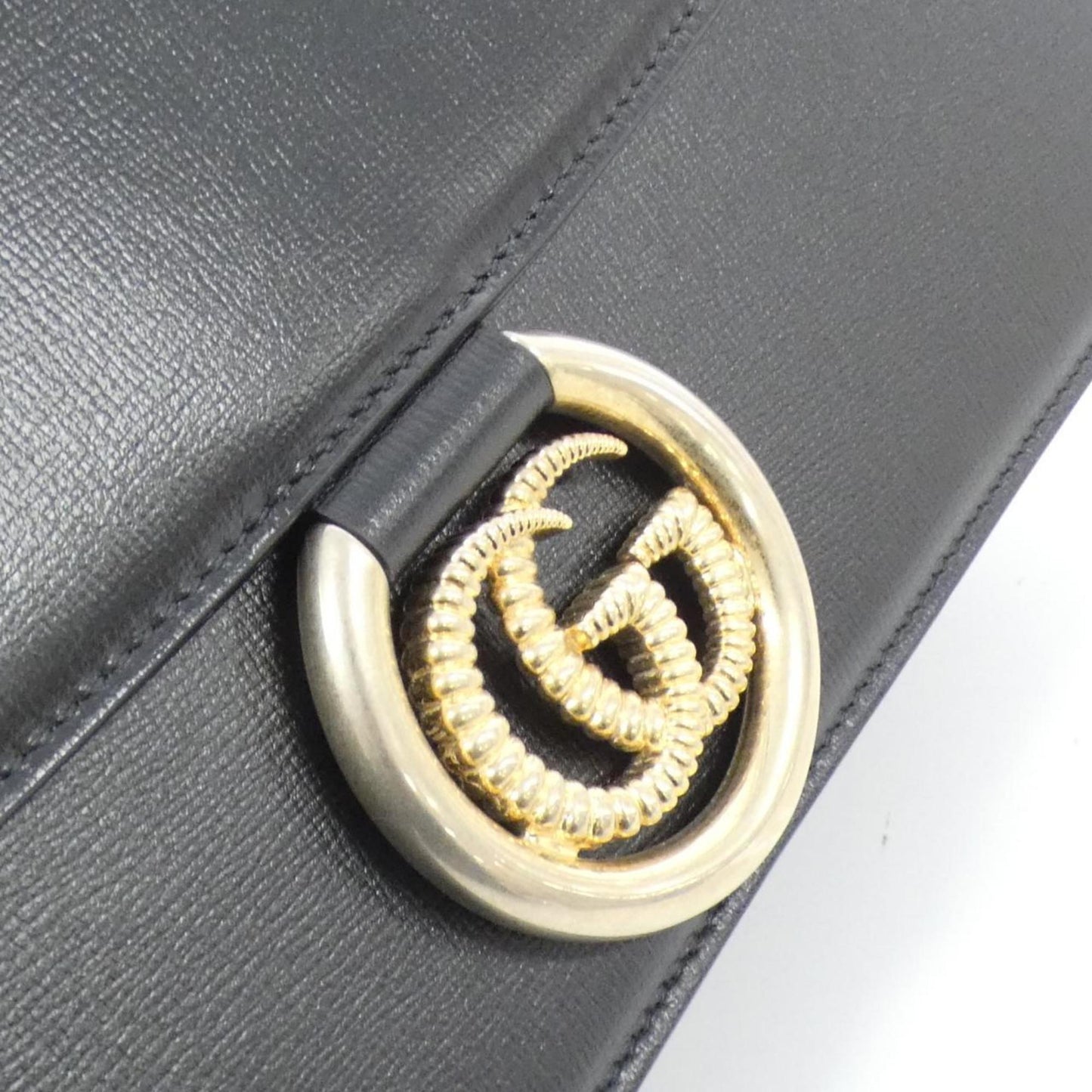 Gucci Black Leather Shoulder Bag