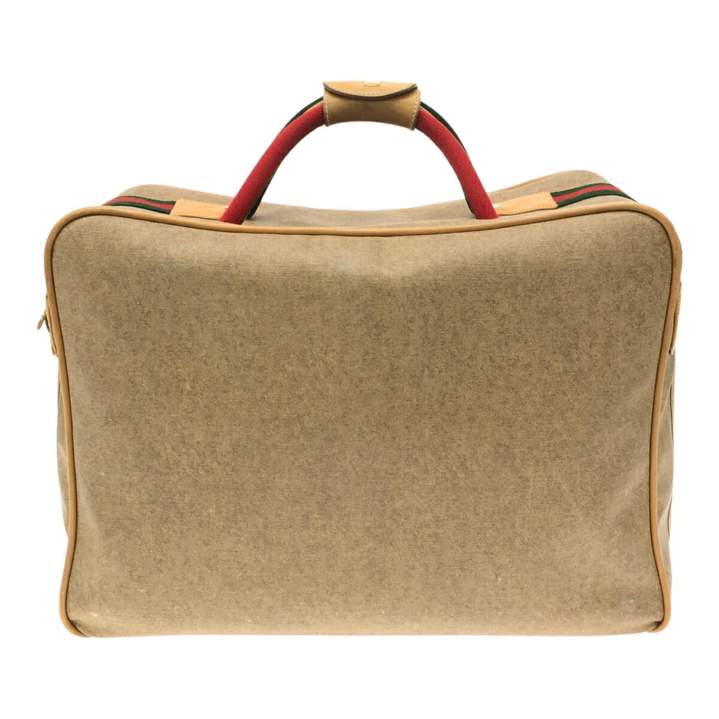 Gucci Beige Pvc Boston Bag
