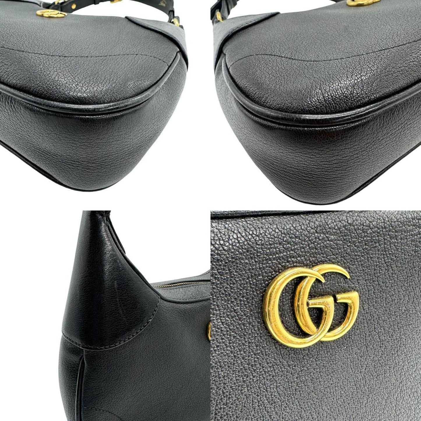 Gucci Black Leather Shoulder Bag