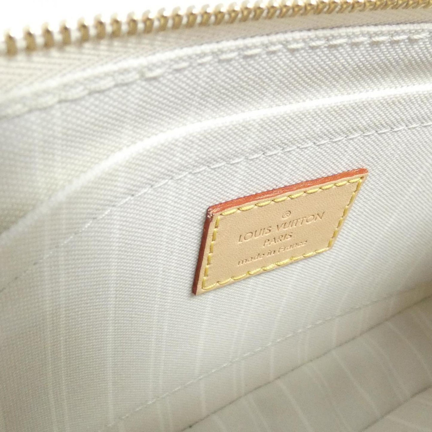 Louis Vuitton Gold Coated Canvas Pochette Shoulder Bag