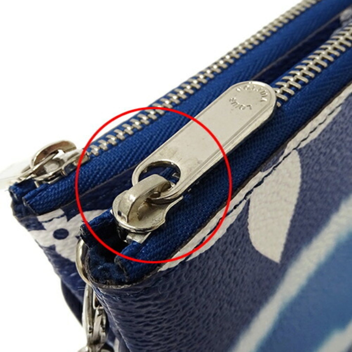 Louis Vuitton Blue Monogram Canvas Pochette Shoulder Bag