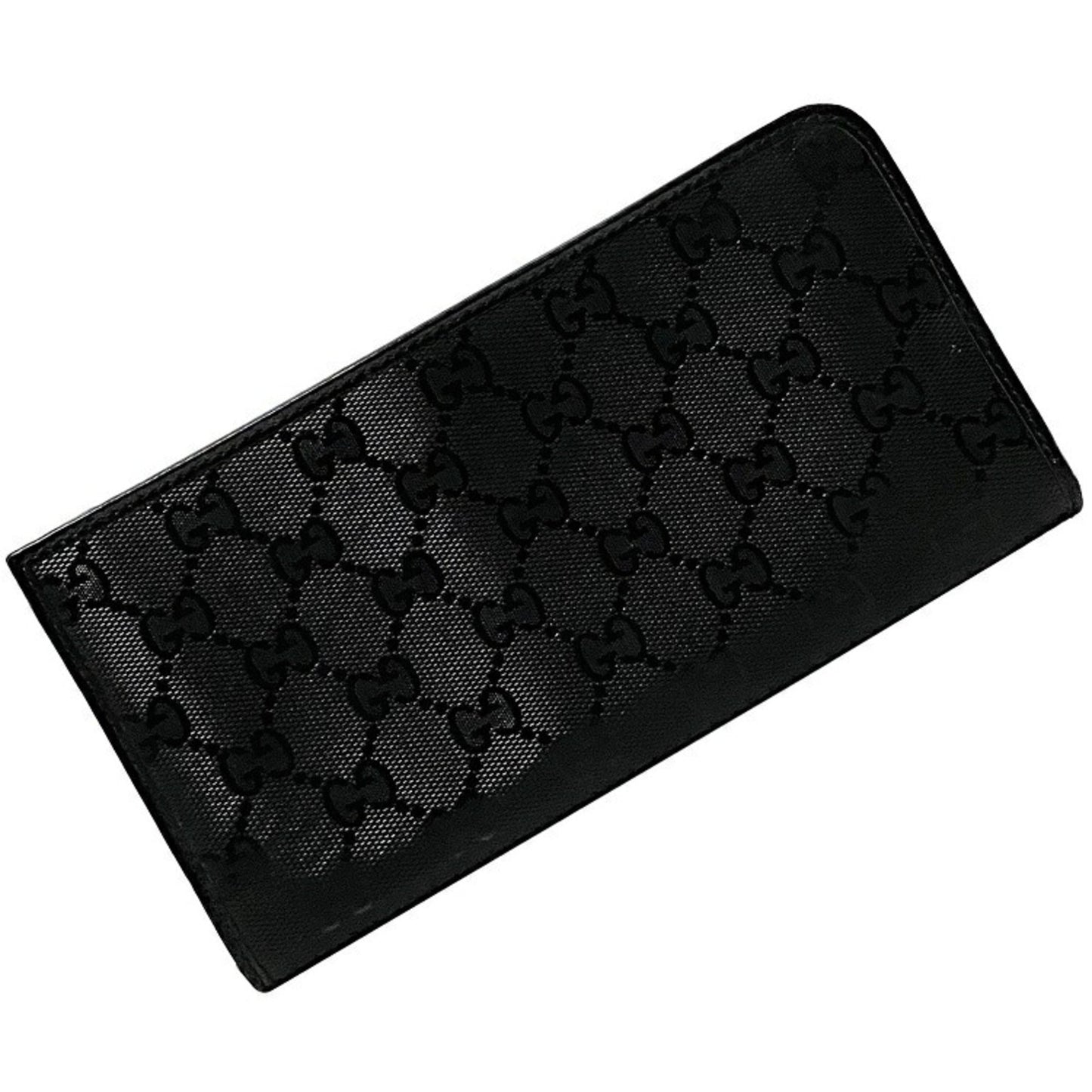Gucci Black Pvc Leather Wallet (Bi-Fold)