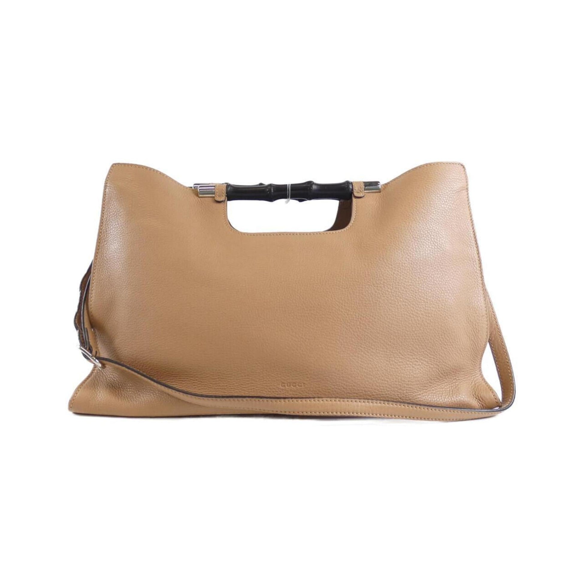 Gucci Beige Leather Handbag ()