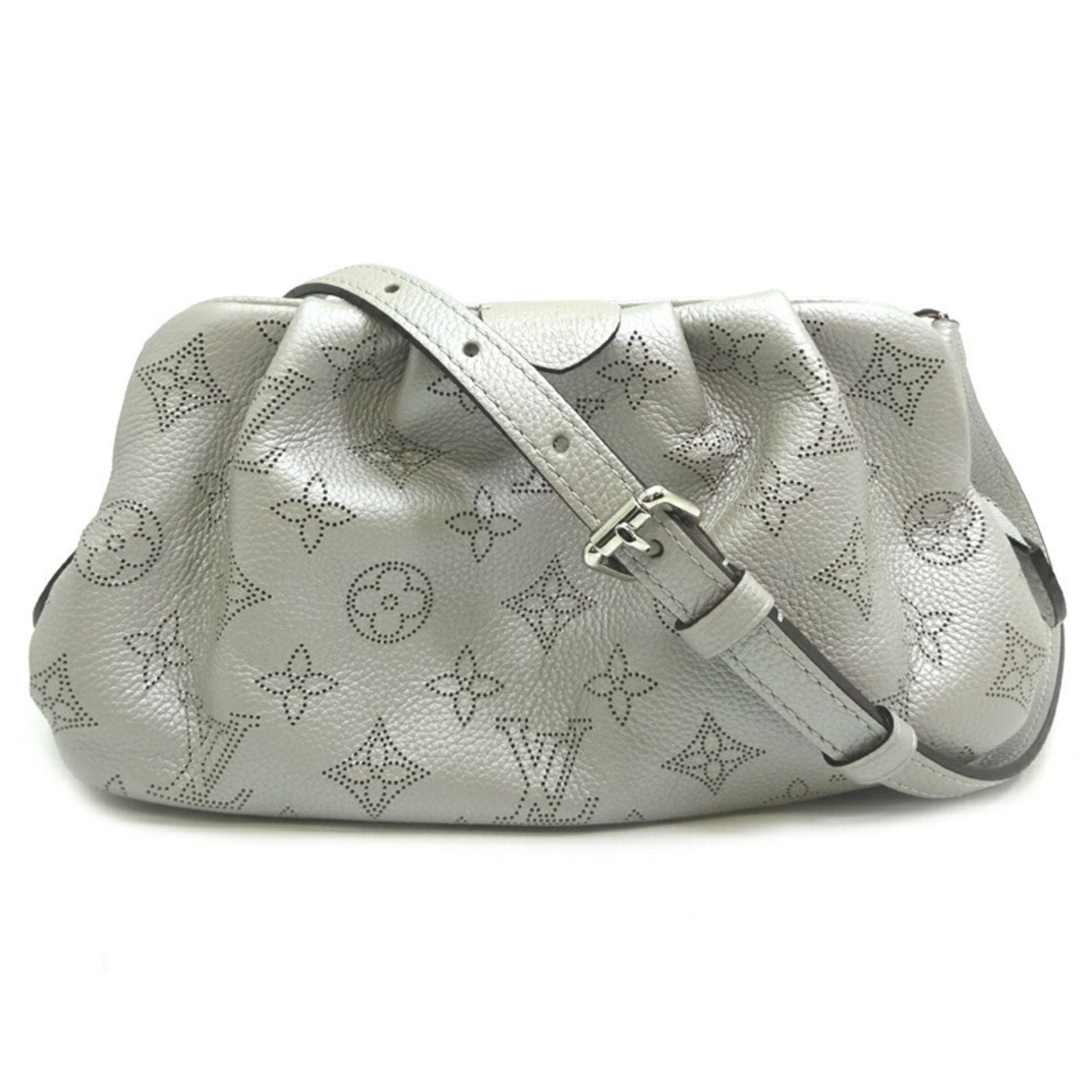 Louis Vuitton Grizzly Mahina Leather Shoulder Bag ()