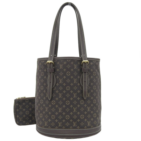Louis Vuitton Ebene Monogram Mini Lin Handbag Shoulder Bag ()