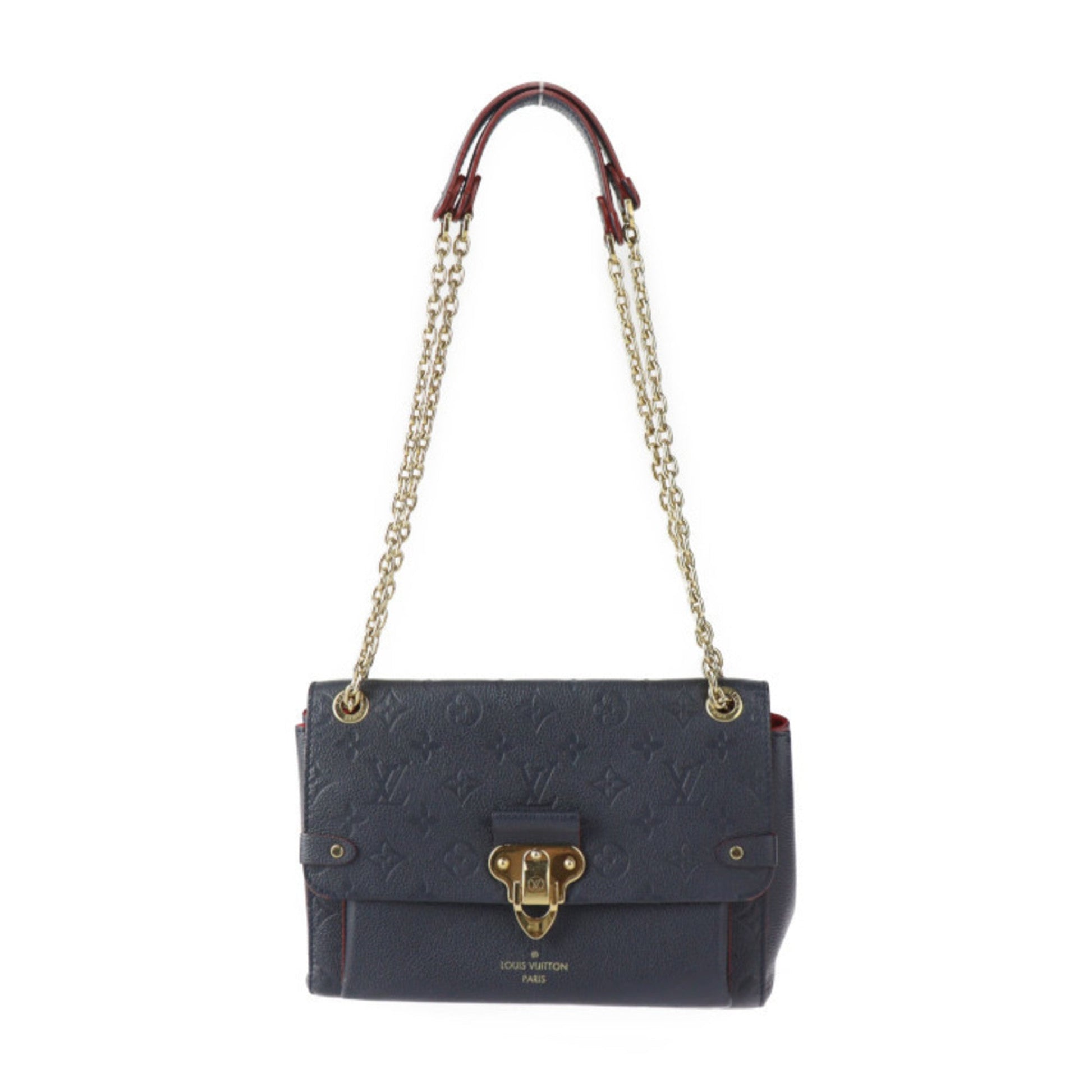 Louis Vuitton Marine Rouge Monogram Empreinte Handbag Pochette Shoulder Bag ()