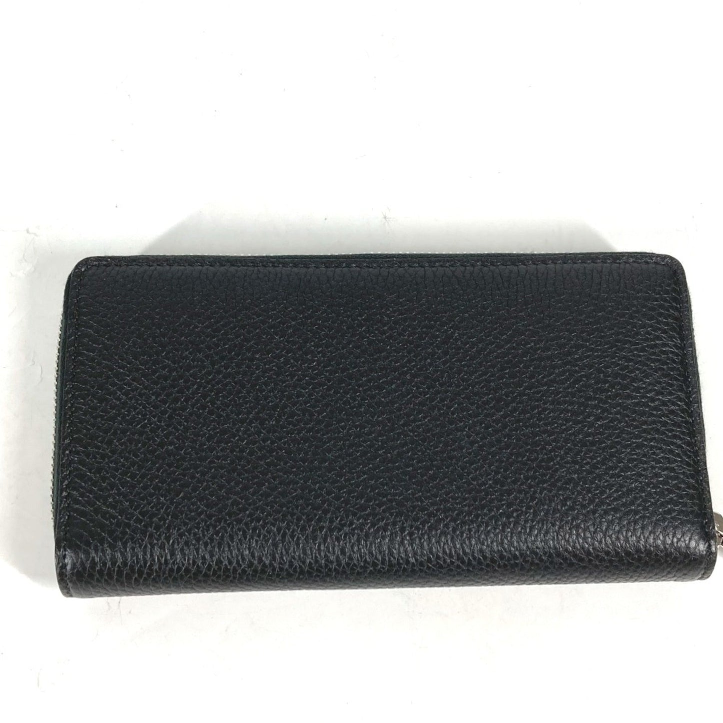 Gucci Black Leather Long Wallet (Bi-Fold)