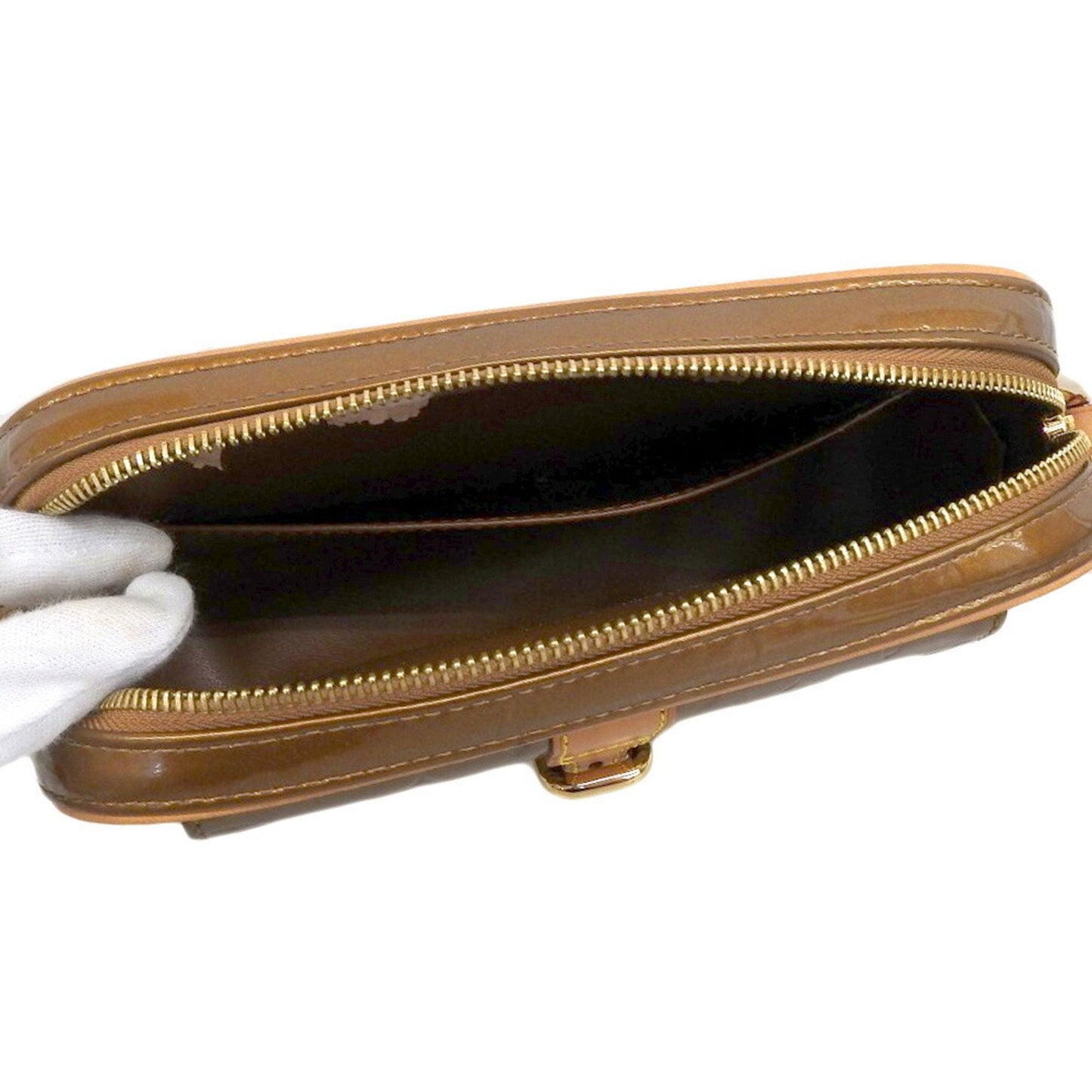 Louis Vuitton Vernis Bronze Brown Monogram Vernis Shoulder Bag