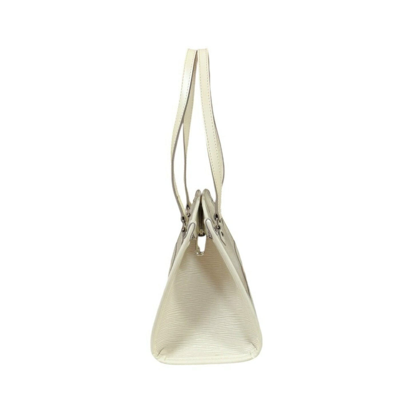 Louis Vuitton Epi Lv Off White White Epi Leather Shoulder Bag
