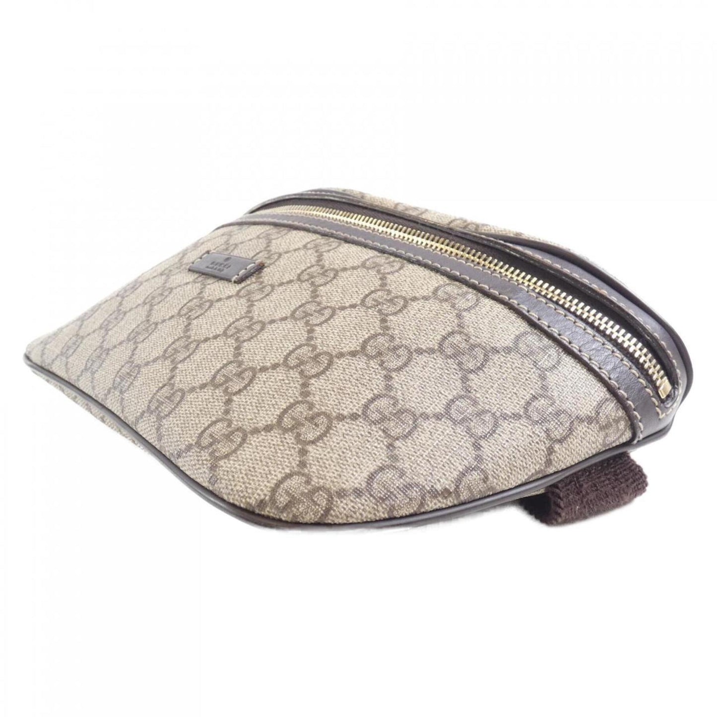 Gucci Beige Dark Brown Gg Supreme Fanny Pack