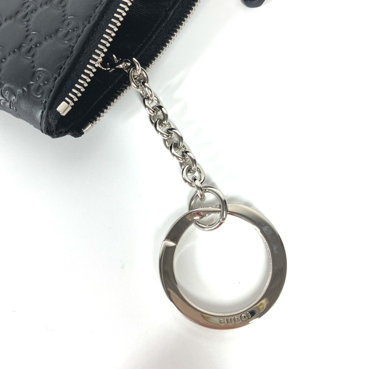 Gucci Black Leather Coin Purse/Coin Case
