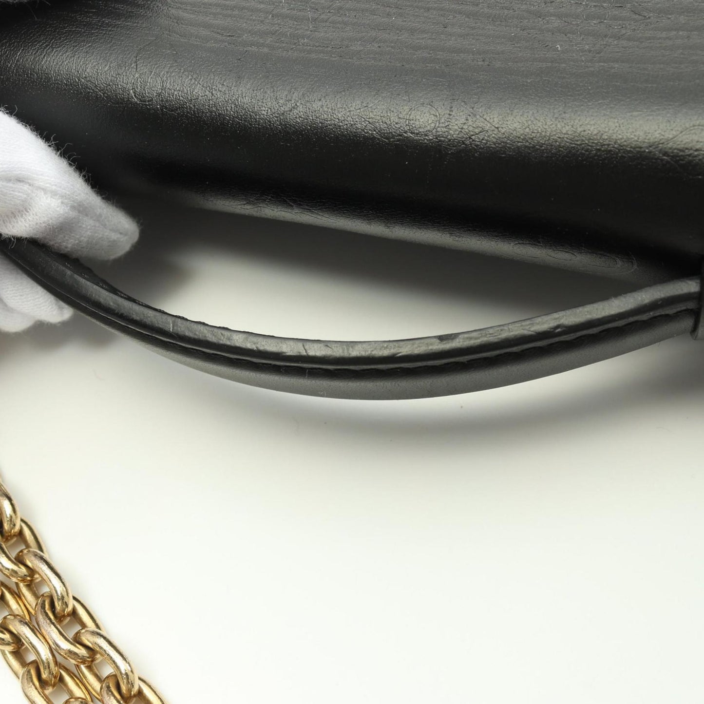 Louis Vuitton Black Noir Leather Shoulder Bag