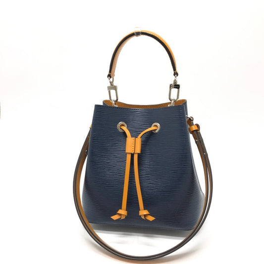 Louis Vuitton Navy Leather Shoulder Bag ()