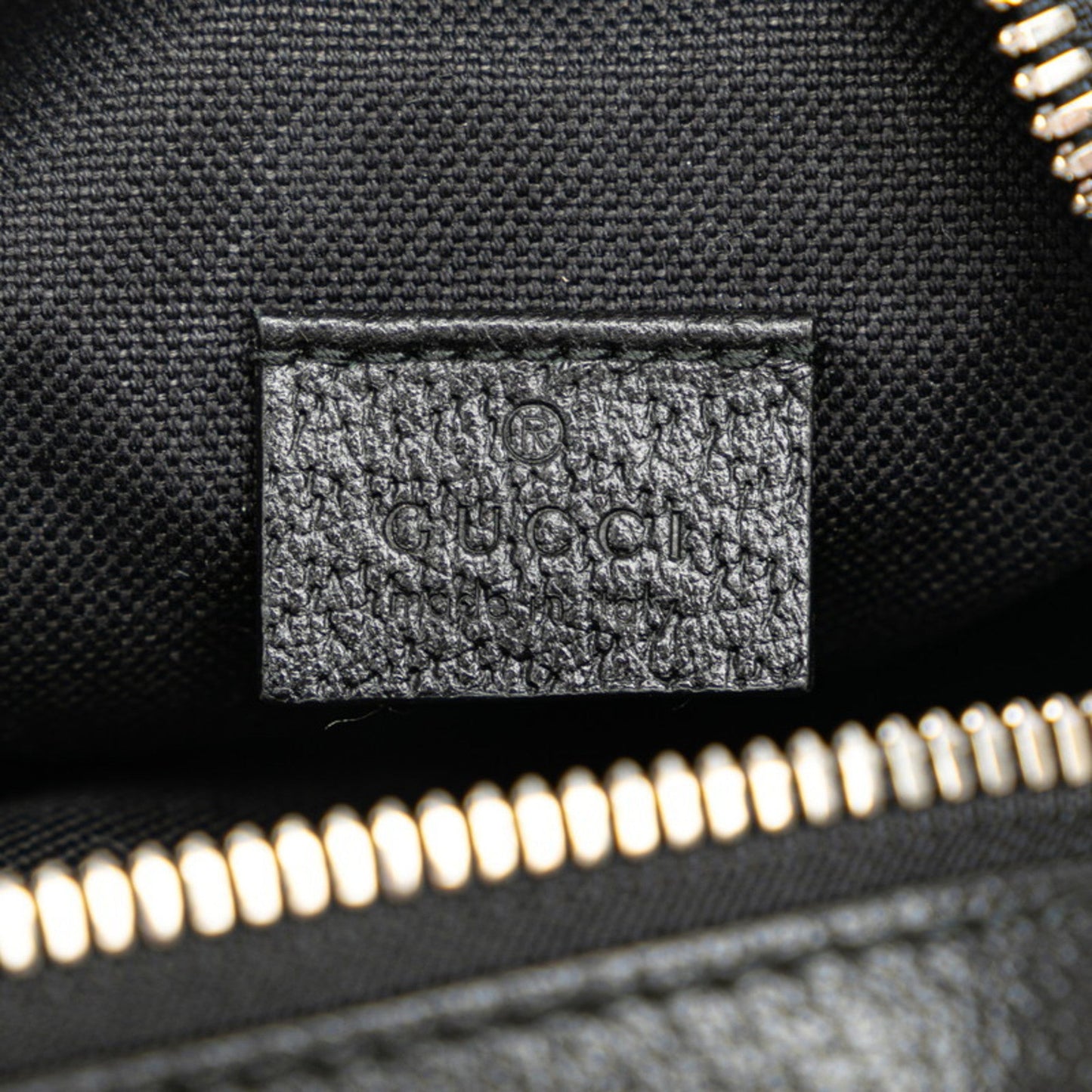 Gucci Black Multi-Color Pvc Leather Shoulder Bag