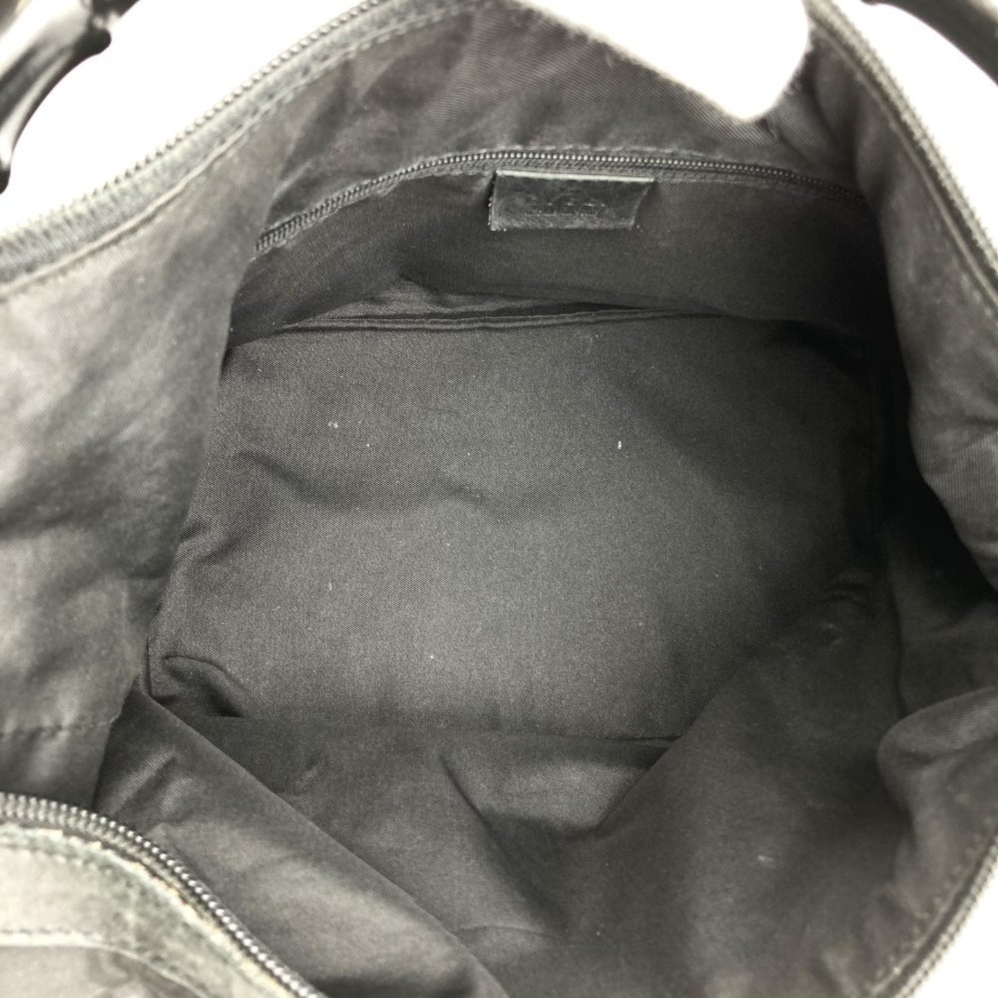Gucci Bamboo Black Nylon Shoulder Bag
