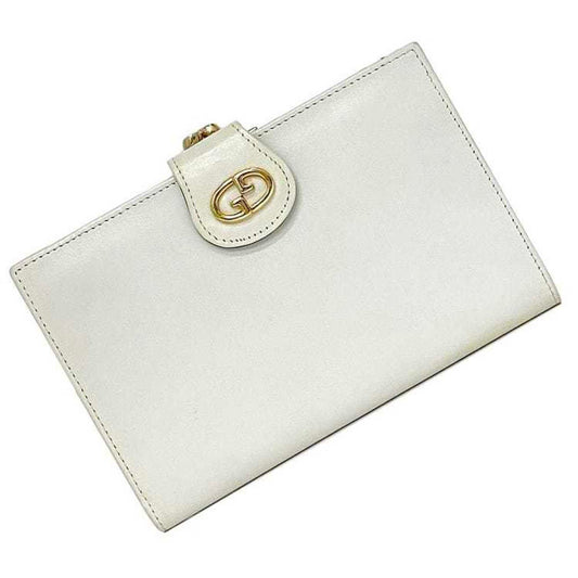 Gucci White Leather Wallet (Bi-Fold) ()