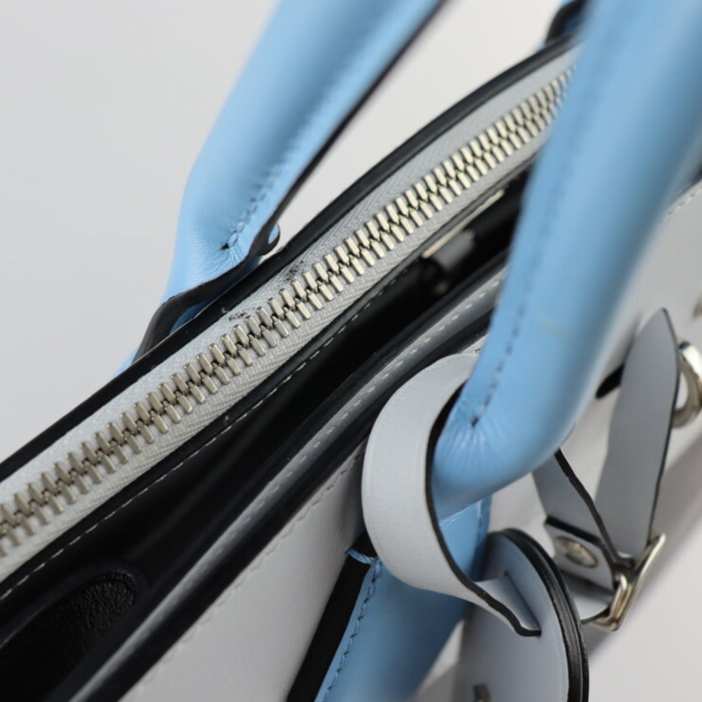 Louis Vuitton Black Blue Gray Handbag Shoulder Bag Tote Bag