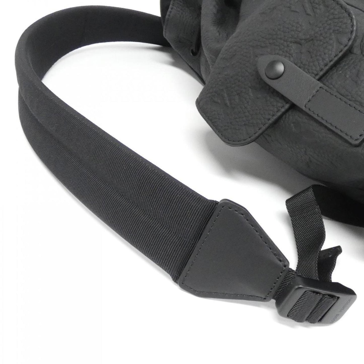 Louis Vuitton Black Leather Backpack