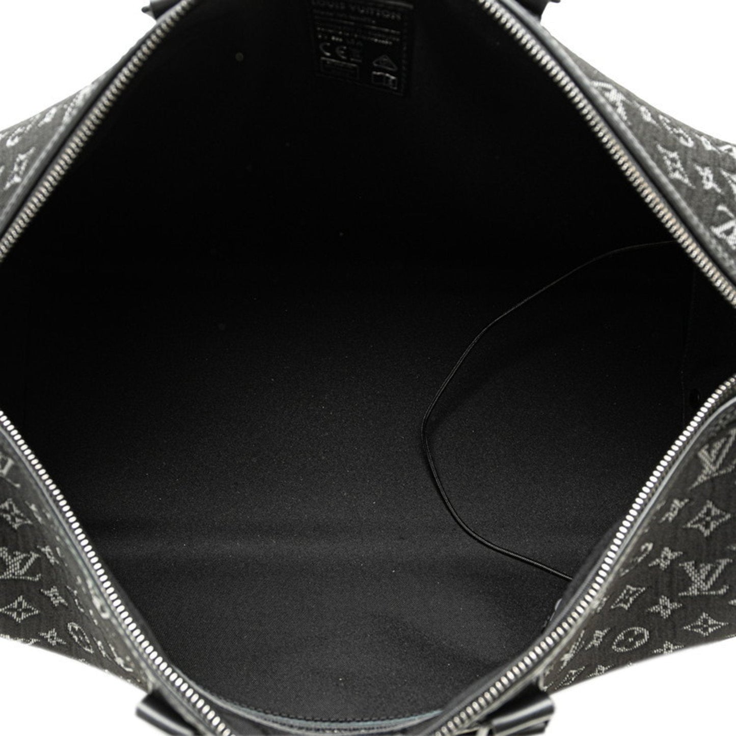 Louis Vuitton Black Canvas Leather Boston Bag Shoulder Bag