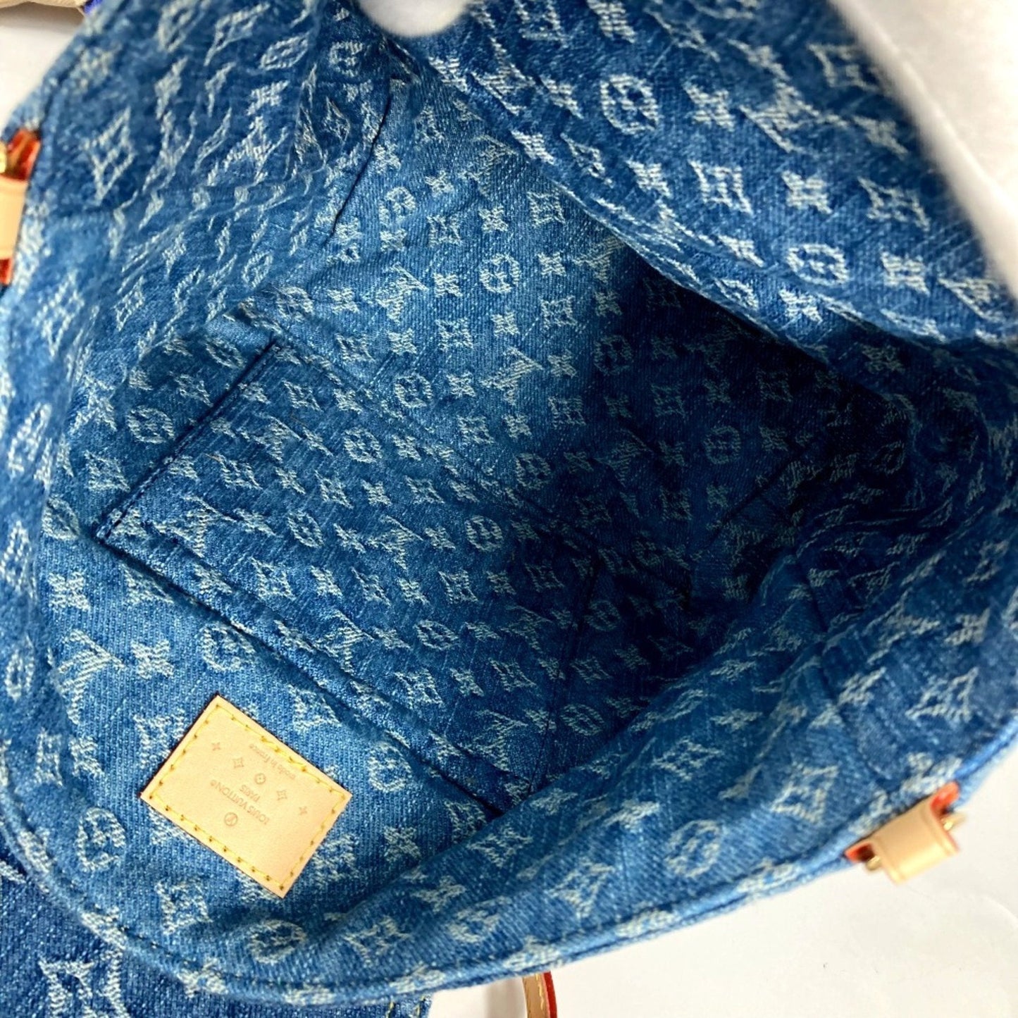 Louis Vuitton Blue Monogram Denim Backpack