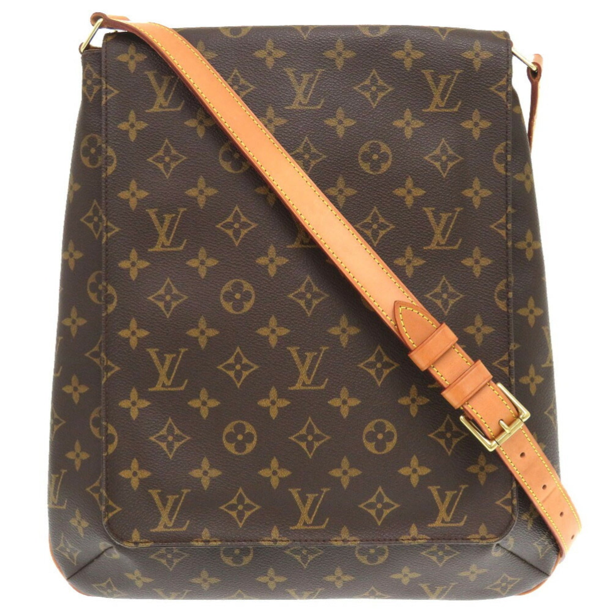 Louis Vuitton Brown Monogram Shoulder Bag ()