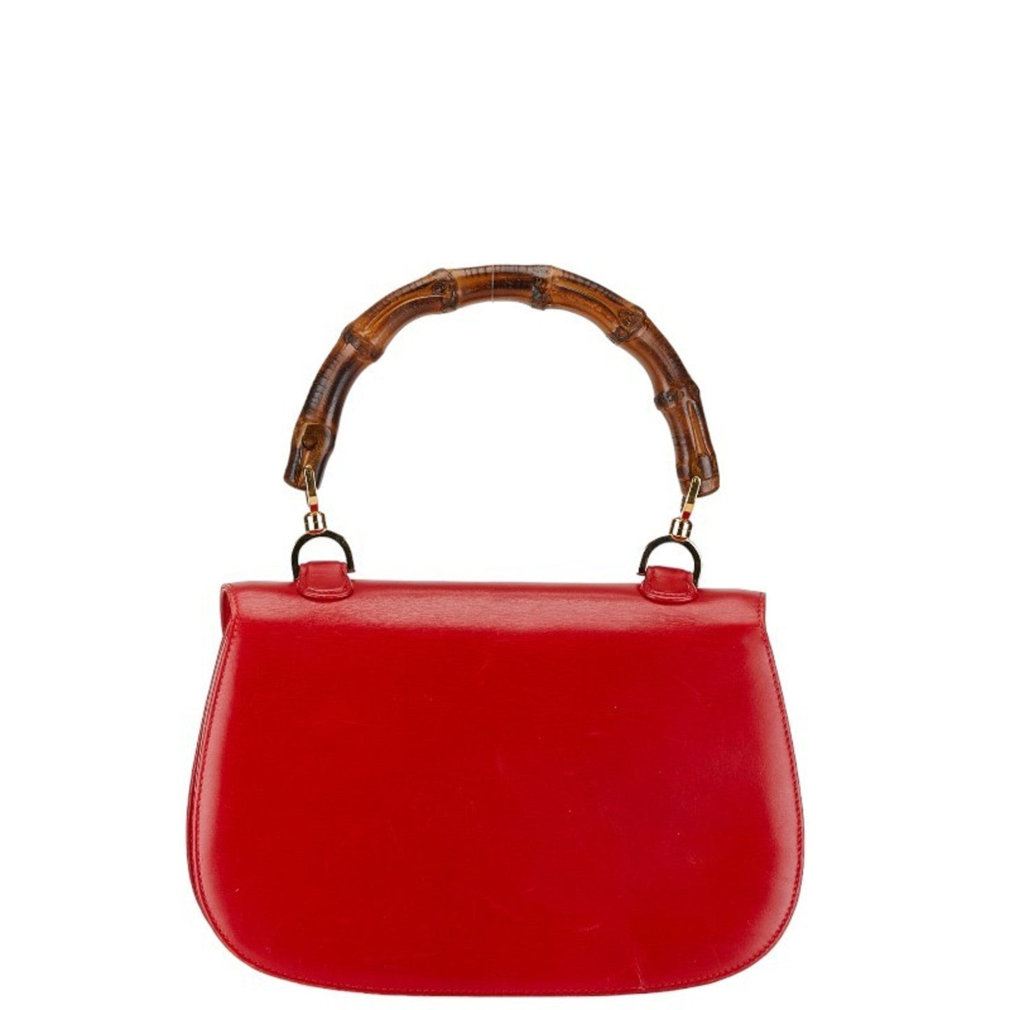 Gucci Red Color Leather Handbag Shoulder Bag