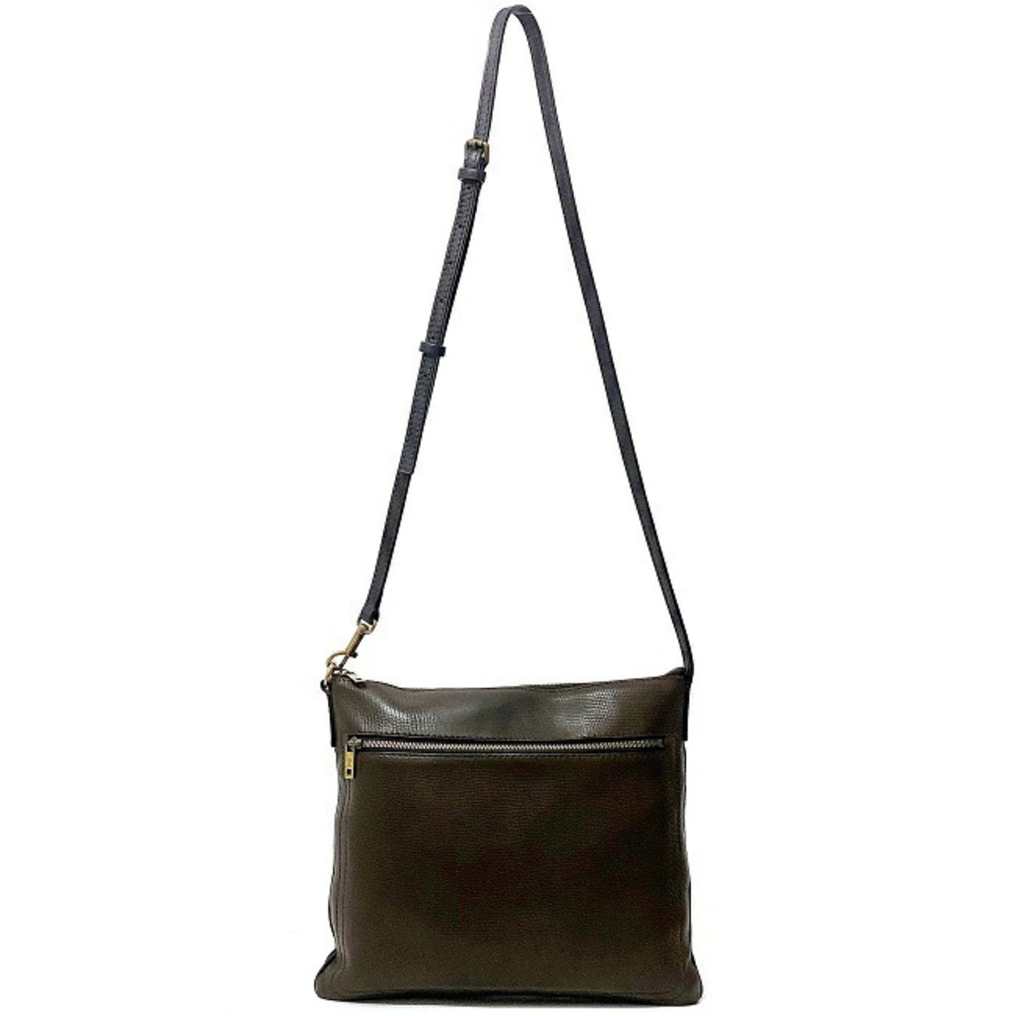 Louis Vuitton Utah Brown Coffee Leather Shoulder Bag