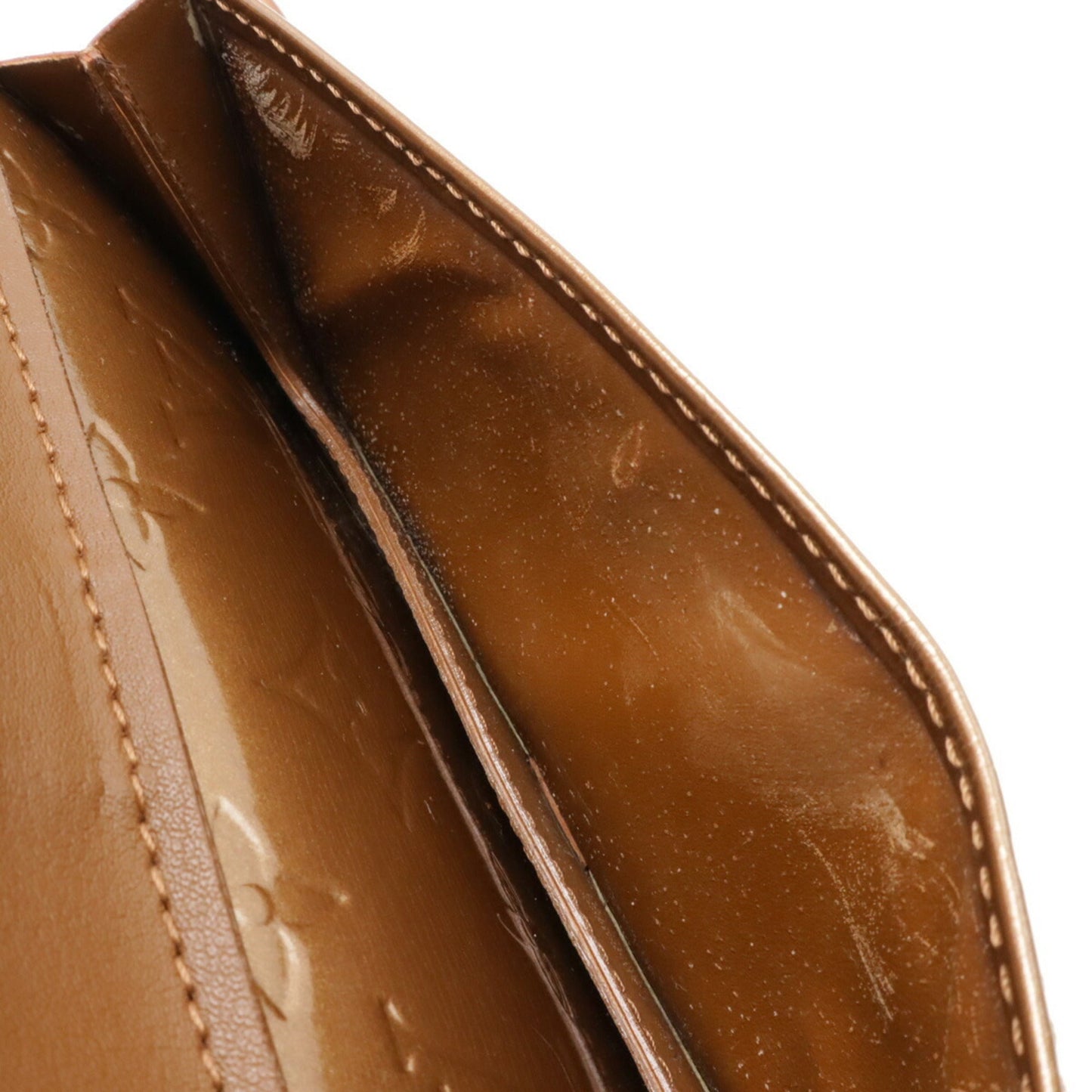 Louis Vuitton Bronze Leather Shoulder Bag