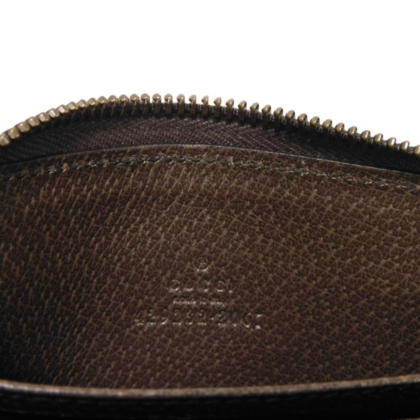 Gucci Beige Gg Supreme Leather Coin Purse/Coin Case