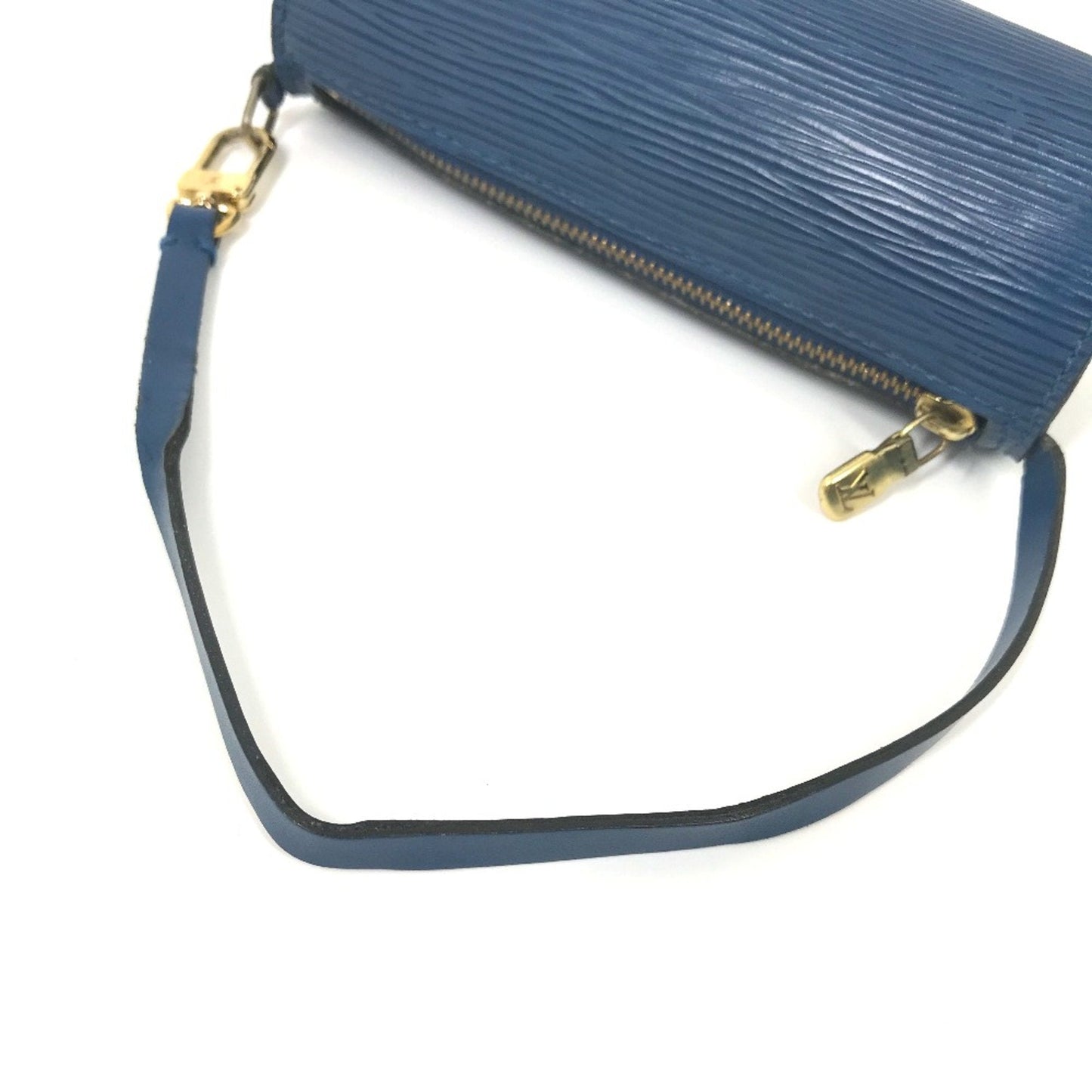 Louis Vuitton Blue Leather Shoulder Bag