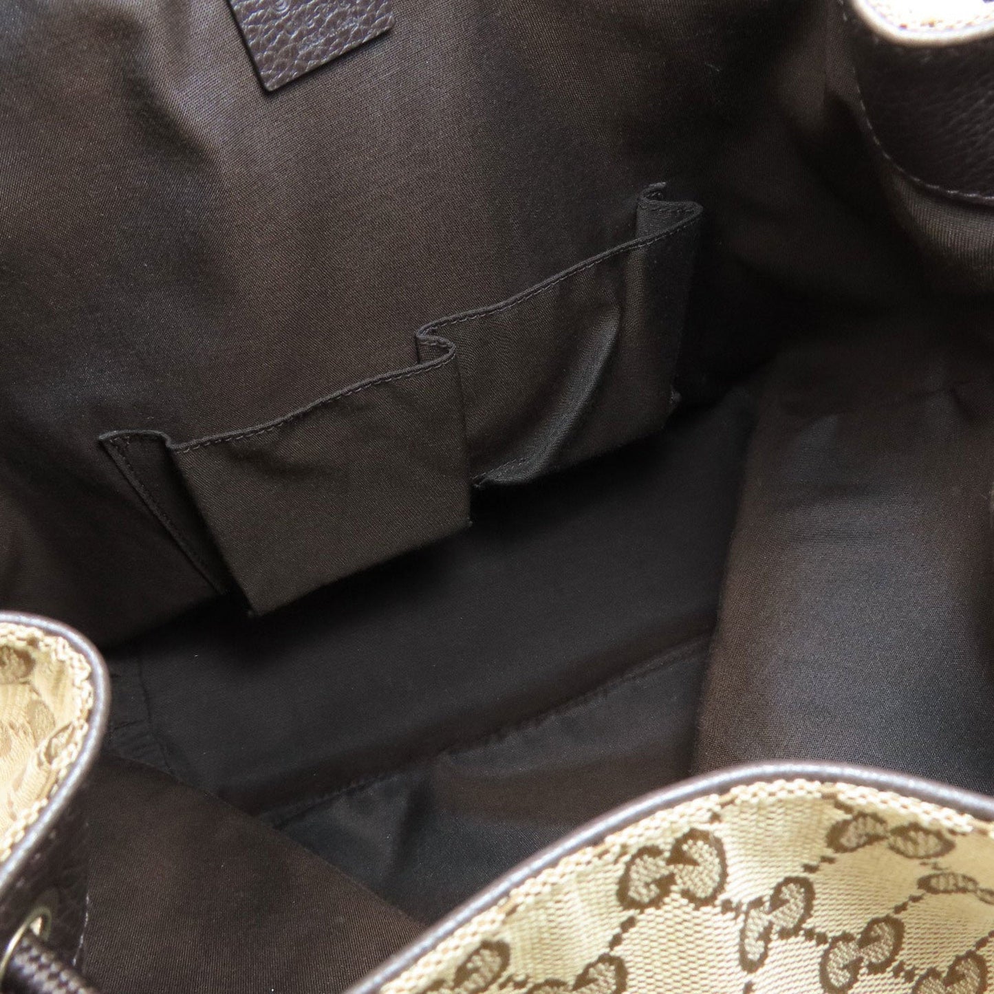 Gucci Brown Canvas Shoulder Bag