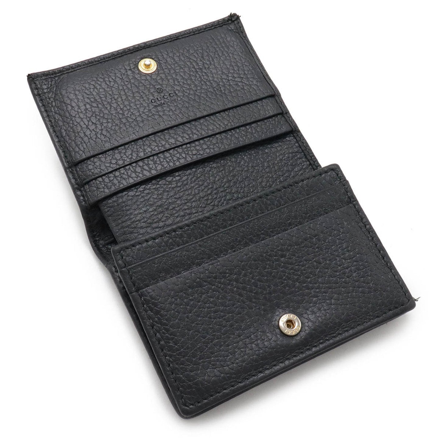 Gucci Black Leather Wallet (Bi-Fold)