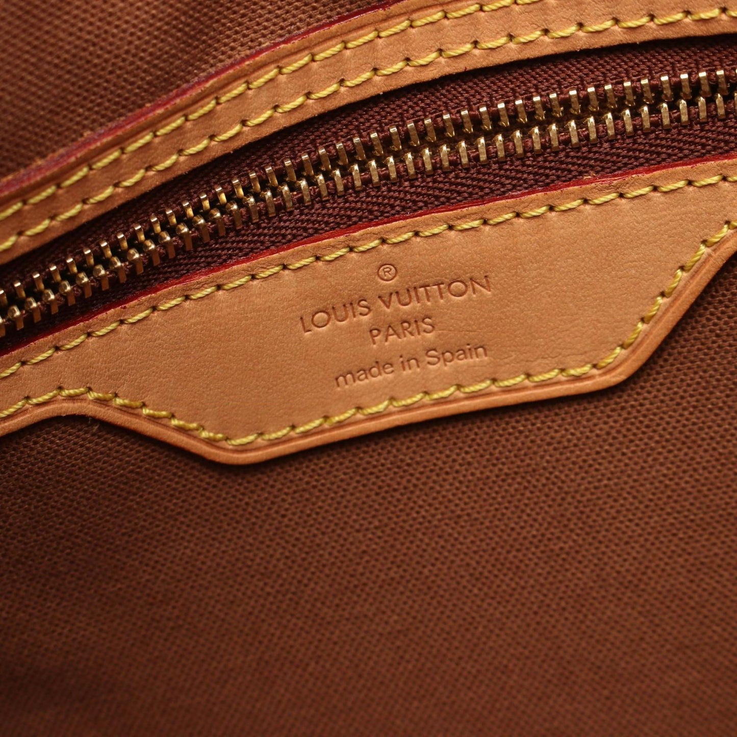 Louis Vuitton Brown Monogram Coated Canvas Shoulder Bag