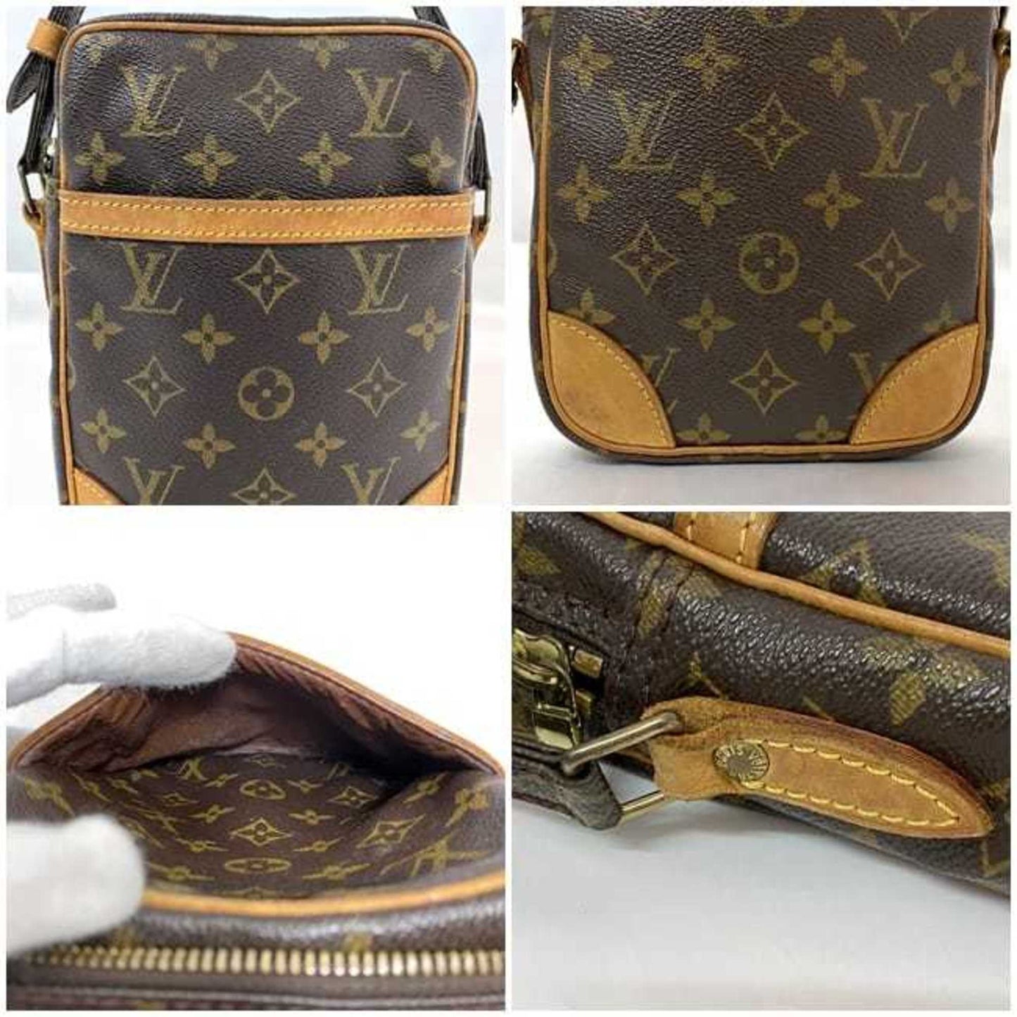 Louis Vuitton Monogram Brown Galle Monogram White Monogram Shoulder Bag